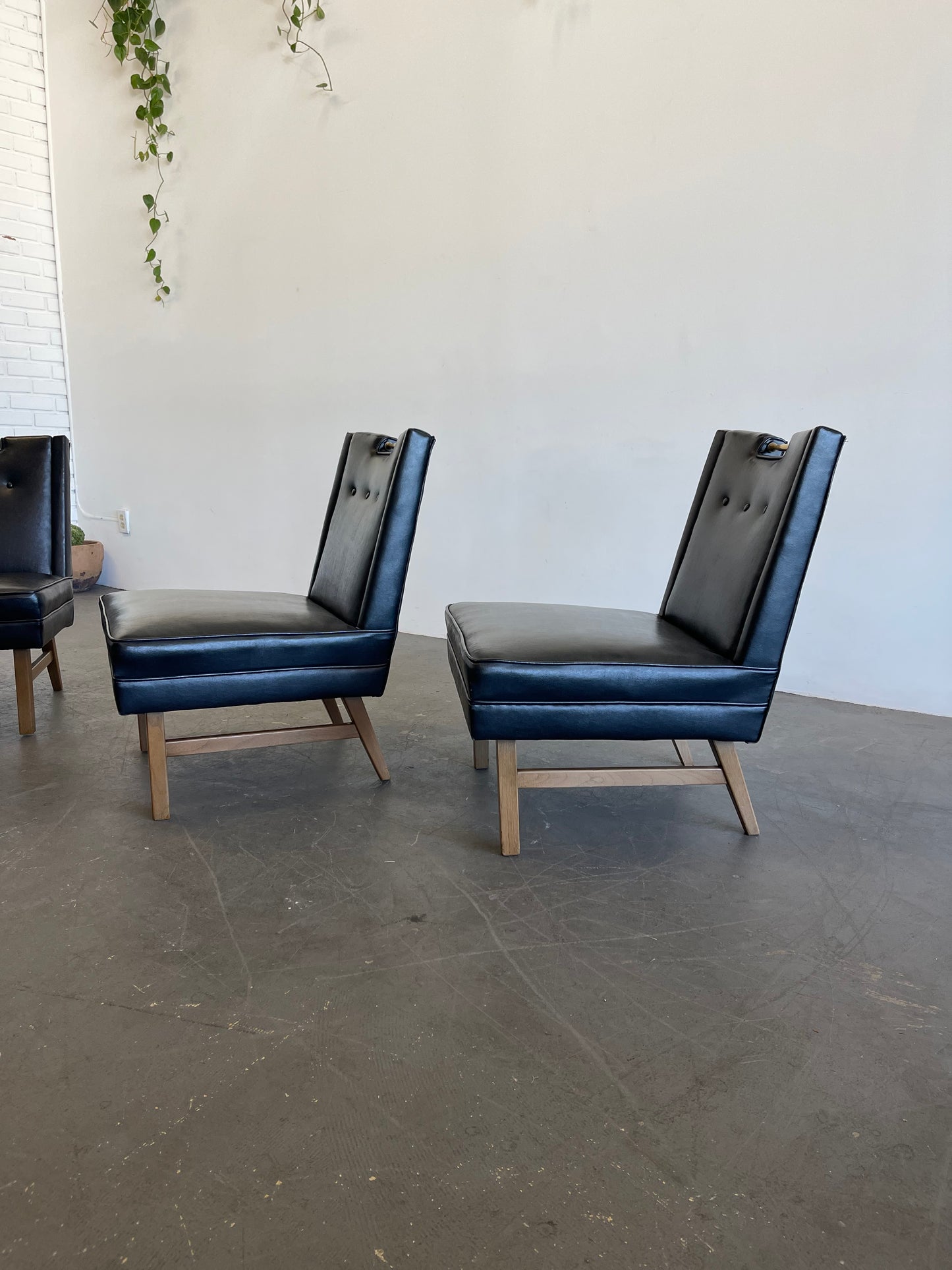 Merton Gershon For American of Martinsville Slipper Chairs