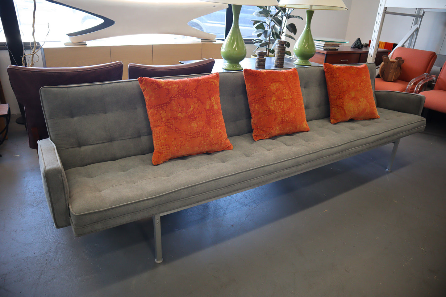 Jack Lenor Larsen "Water Lilies" Throw Pillow