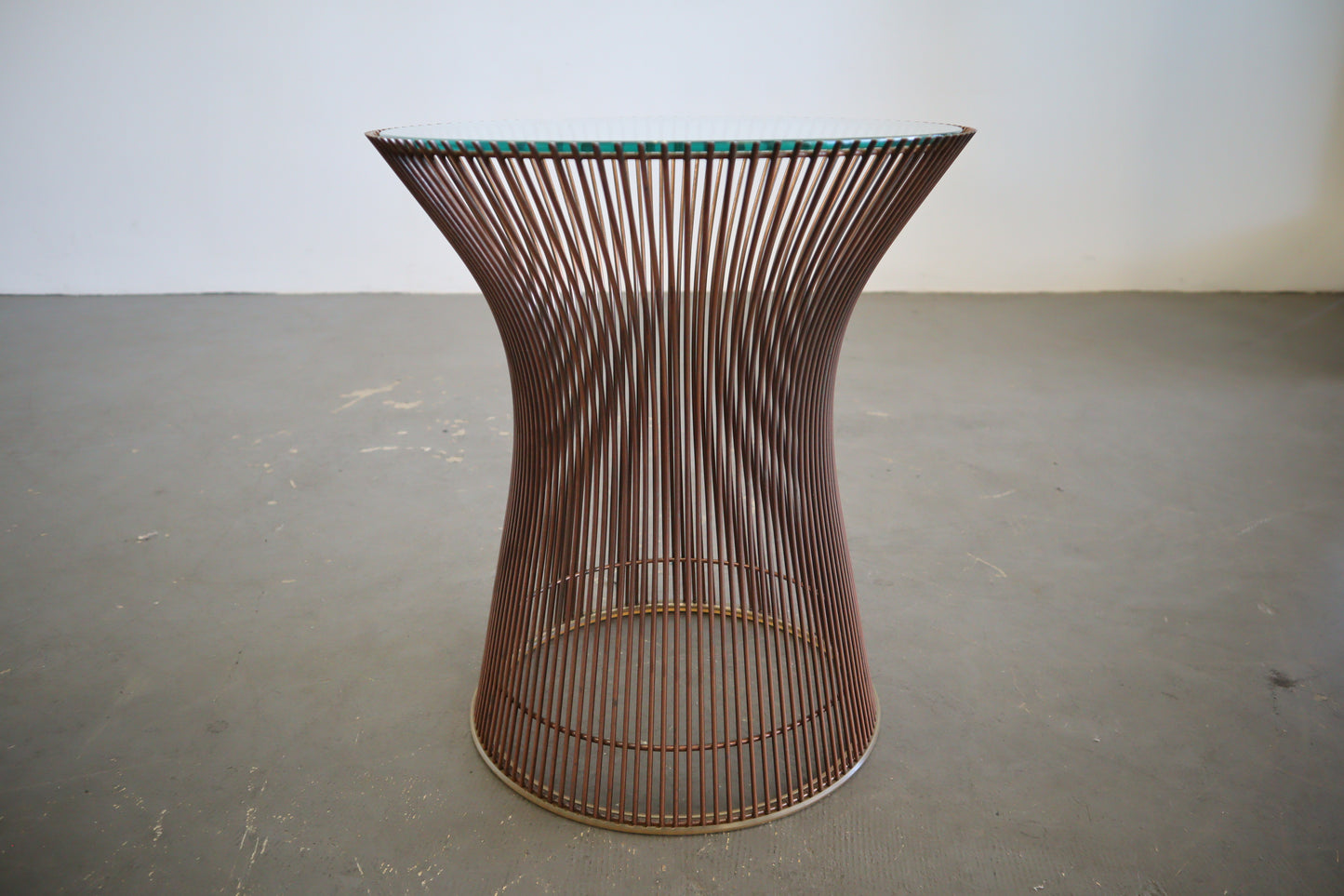 Platner Side Tables by Knoll Rare Copper